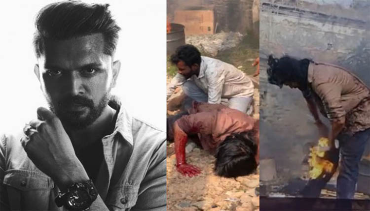 শুটিং সেটে অগ্নিদগ্ধ আরিফিন শুভ