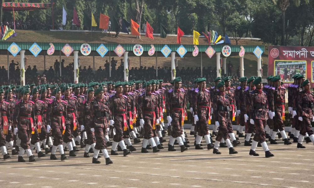 দেশমাতৃকার সার্বভৌমত্ব রক্ষার শপথ নিলেন ৩ হাজার বিজিবি সদস্য