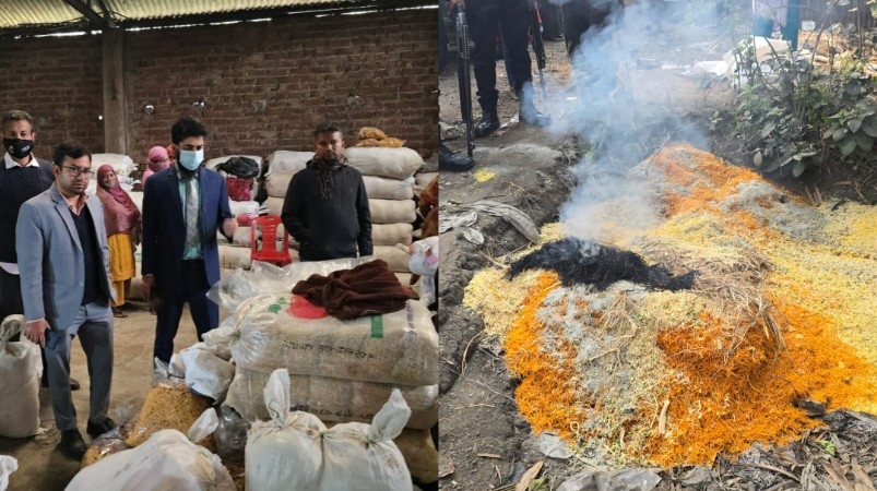 বগুড়ায় চানাচুর কারখানায় অভিযান, জরিমানা ২ লাখ টাকা