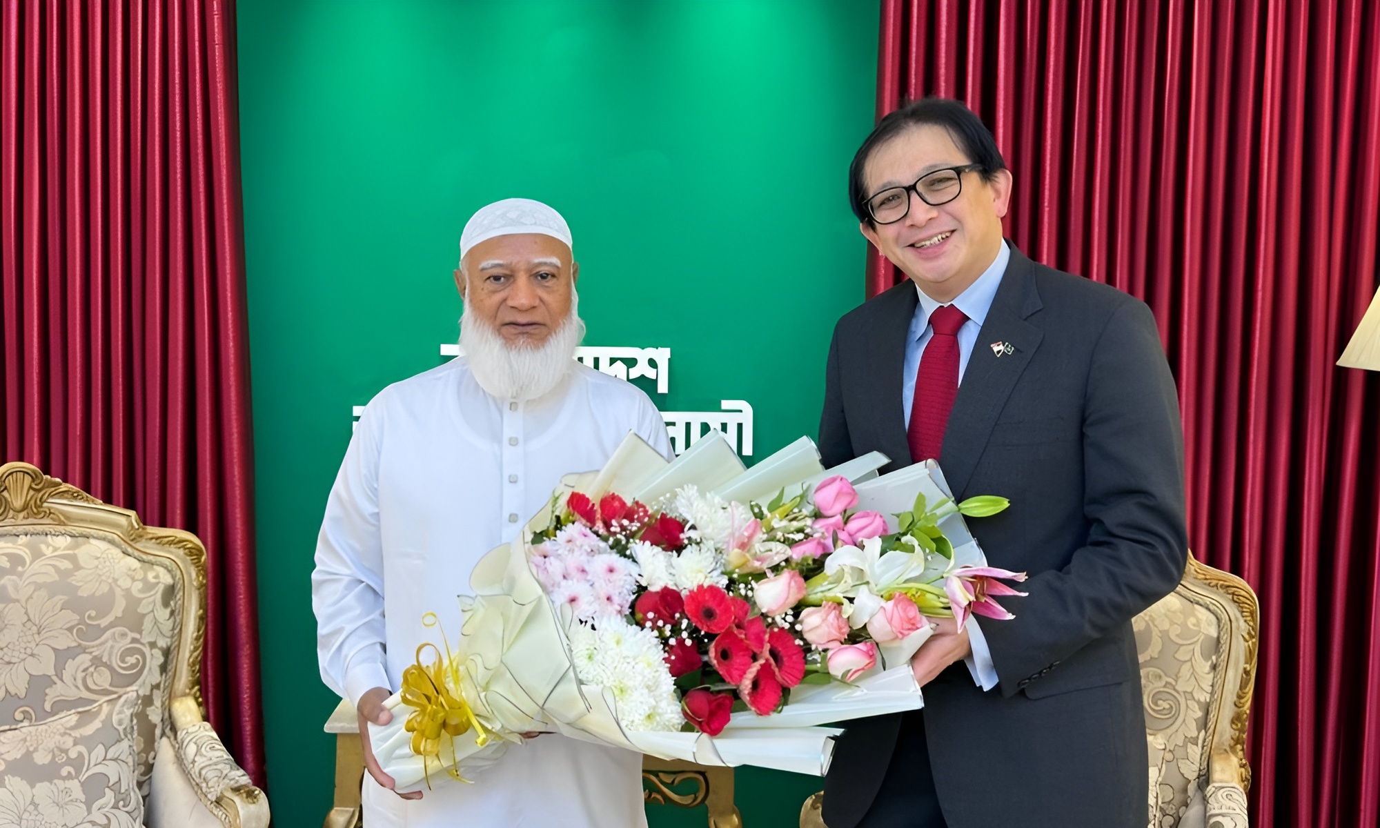 জামায়াত আমির ও সিঙ্গাপুর হাইকমিশনের চার্জ দ্য অ্যাফেয়ার্সের বৈঠক অনুষ্ঠিত